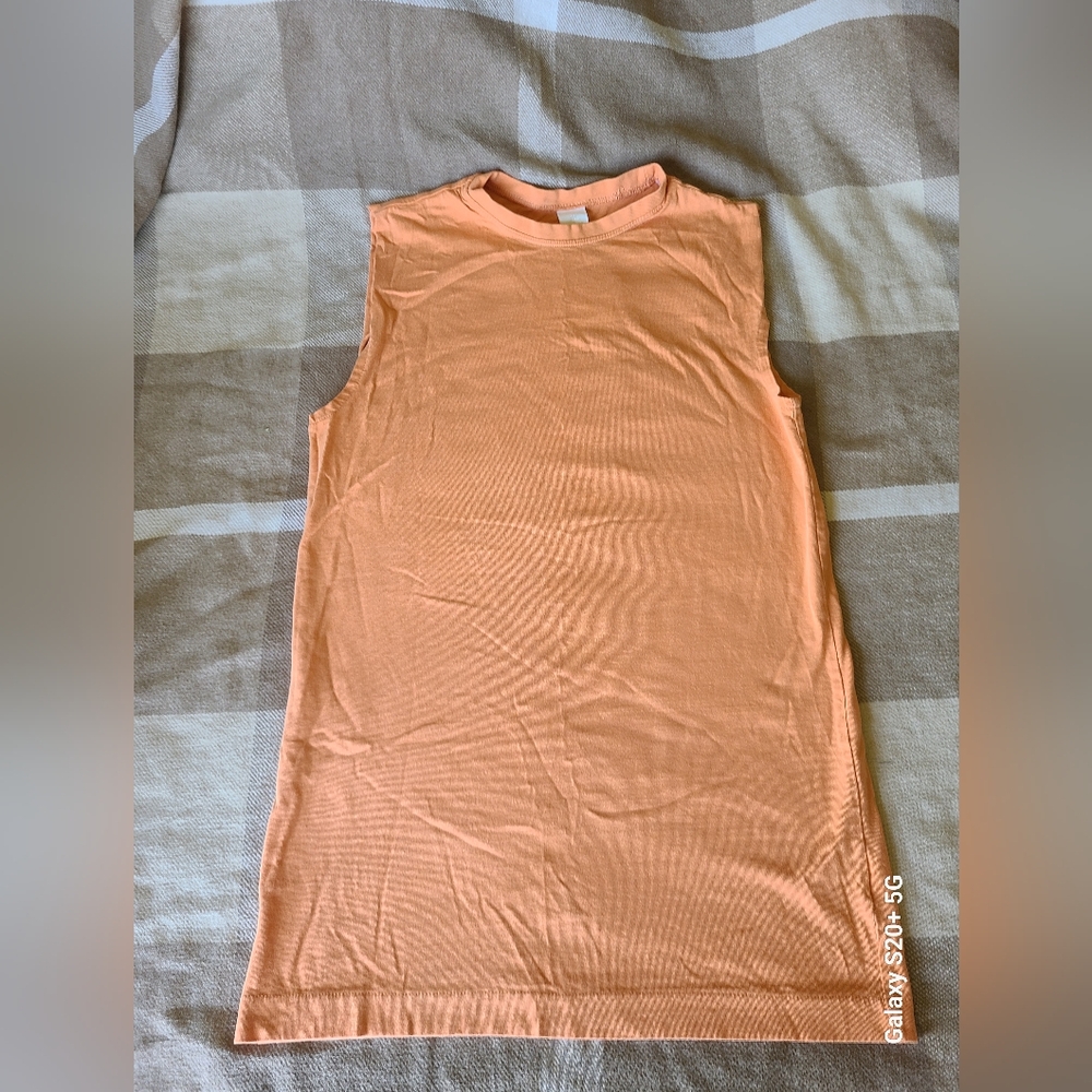 Sleeveless Peach Top